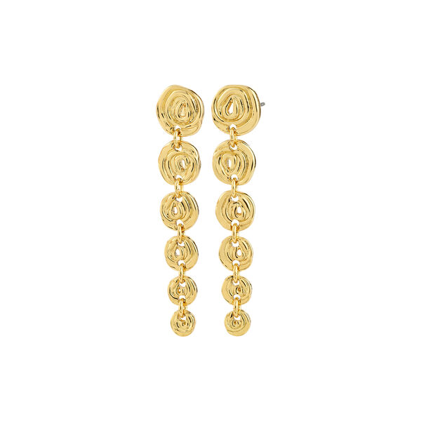 AIR earrings, gold plated, Pilgrim