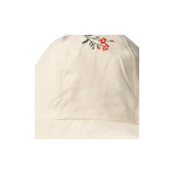 Sun Hat Daisy, ivory embroidery flowers, Wheat