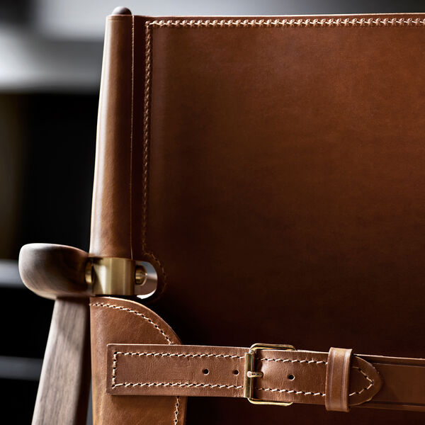 BM1106 Huntsman Chair, oiled walnut/cognac, Carl Hansen & S&oslash;n