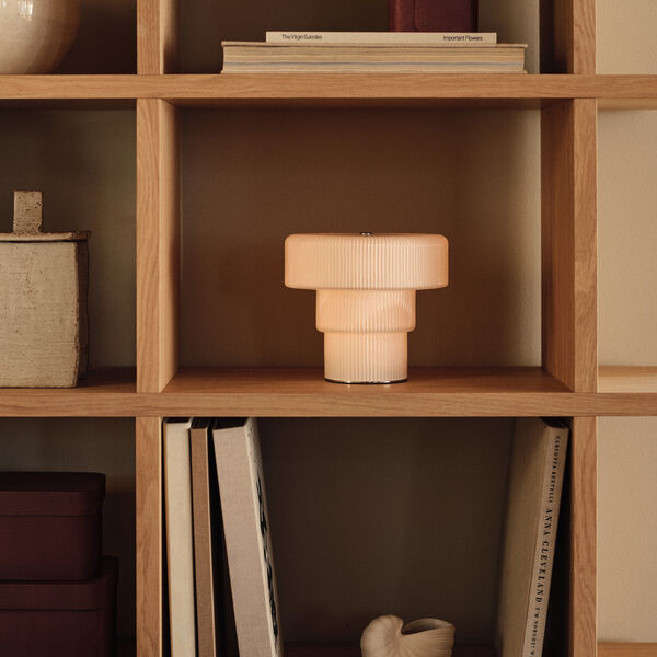 Ripple Portable Lamp | H 16,5 | White, Ferm Living