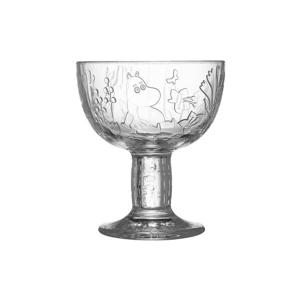 Moomin serving bowl, clear, Moomin Arabia