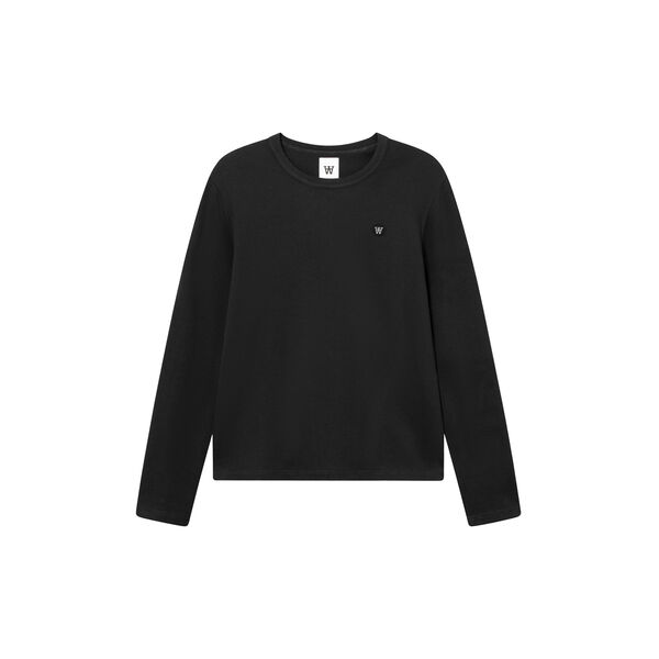 WWAce LS Tee, black beauty, Wood Wood