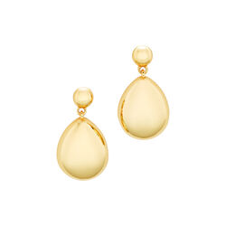 Drop Earrings, forgyldt, Philippa Studios