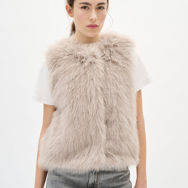ZaziahIW Waistcoat, clay ZaziahIW Waistcoat, clay, InWear