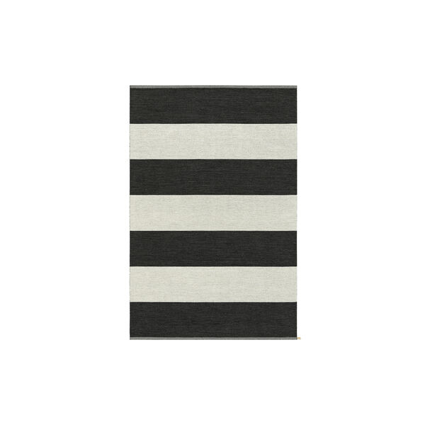 Wide Stripe Icon Rug, midnight black 554 Wide Stripe Icon Rug, midnight black 554, Kasthall