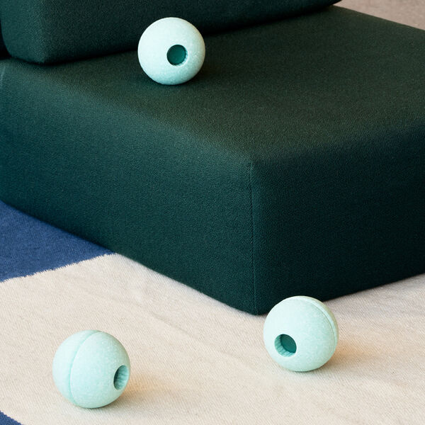 3 x Foam Balls, ocean mint/forest green, MODU
