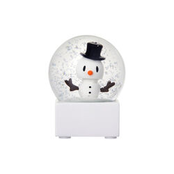 Snowman Snow Globe, white, Hoptimist