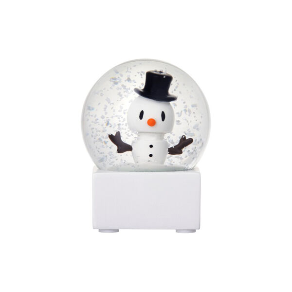 Snowman Snow Globe, white, Hoptimist