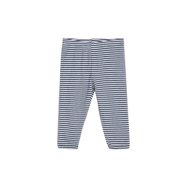 Baby Leggings Stripe, navy/offwhite, Serendipity