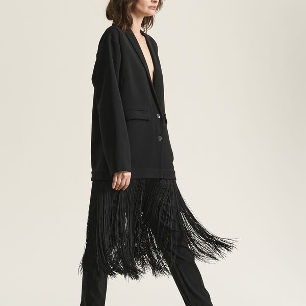 Kurosaki Fringe Jacket | Black, BITTE KAI RAND