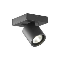 FOCUS 1 Ceiling Spotlight, black, LIGHT-POINT