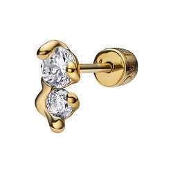 Arctic Stud Small, gold, Maria Black