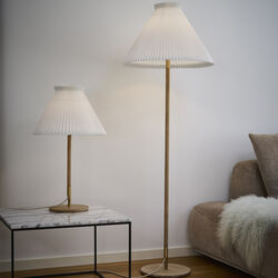 Le Klint 328 Floor Lamp with Standard Shade, soap treated oak, LE KLINT