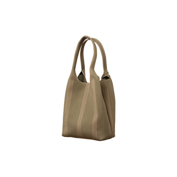 Knitted Bag, greige sphagnum, Ilse Jacobsen Hornb&aelig;k