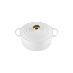Signature Round Pot &Oslash; 26 cm, white, Le Creuset