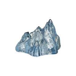 The Rock Candle Holder, ice blue, Kosta Boda
