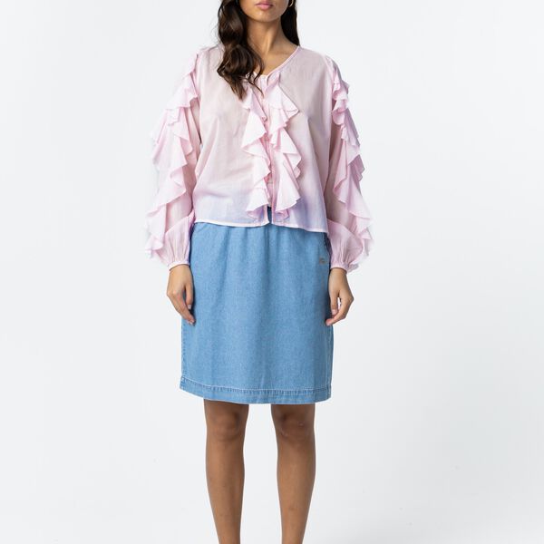 ELENORA denim skirt, light denim blue, Coster Copenhagen