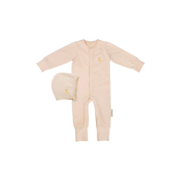 Onesie & Bonnet - Gift Box, rose cloud, Moonboon