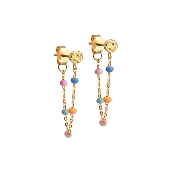 Lola Earring, gold/lolly, ENAMEL Copenhagen