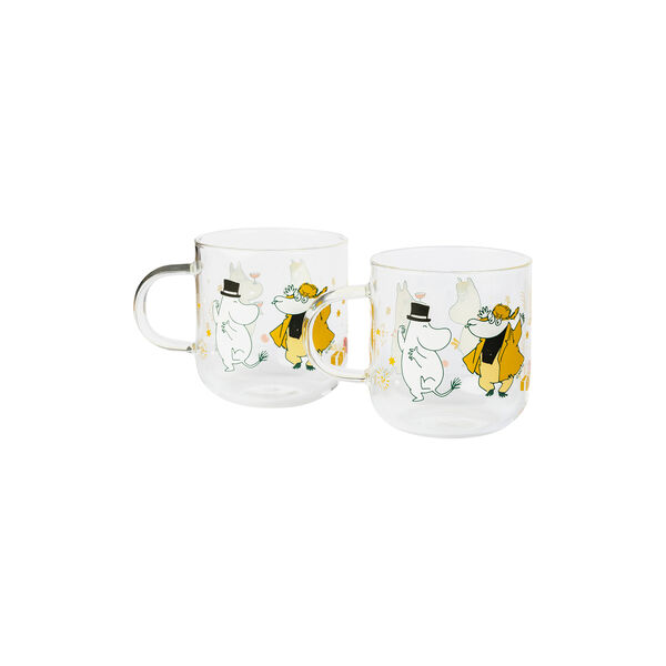 Moomin Glass 2 pcs. | 30 cl | Gift of Love, Moomin Arabia