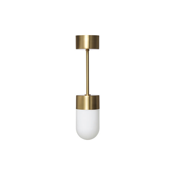 Vox Ceiling Light, brass/opal, Rubn