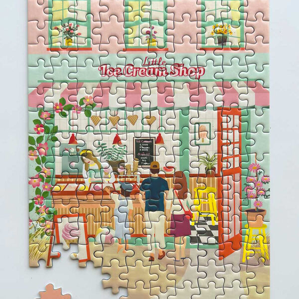 Little Ice Cream Shop Puzzle 150 pieces Little Ice Cream Shop Puzzle 150 pieces, ViSSEVASSE