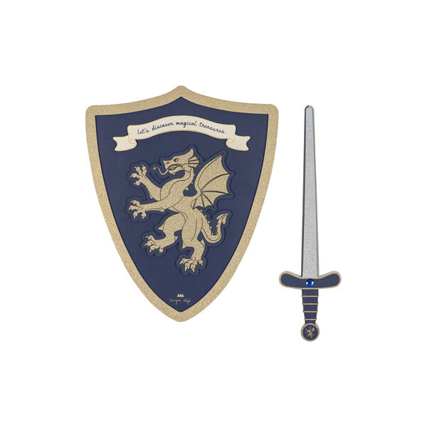 Knight Sword And Shield, midnight navy, Konges Sl&oslash;jd