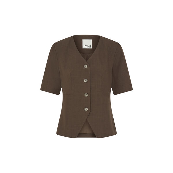 IHFAVA SS Blazer, slate black melange, ICHI