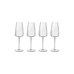 Optica Champagne Glasses 4 pcs, Luigi Bormioli