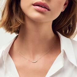 Tiara Necklace | Piccolo | 14 kt. Gold | 0,37 ct, Sif Jakobs Jewellery