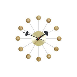 Ball Wall Clock, cherry, Vitra 