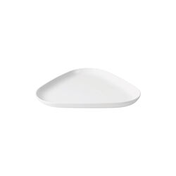White Fluted Triangle Dish, Royal Copenhagen