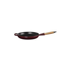 Signature Frying Pan with Wooden Handle &Oslash; 28 cm, garnet, Le Creuset