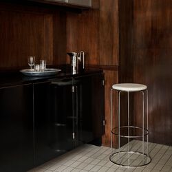 Wire VP16 | Mirror Polished Steel | Bar Stool, &Tradition