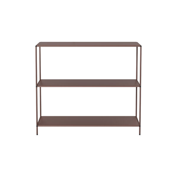 Shelf Low, brown, Abstracta® System