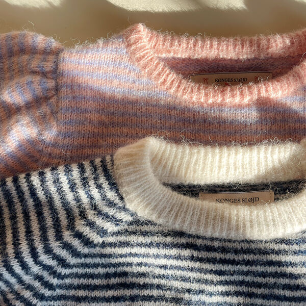 Berle Knit Sweater, ensign blue/buttercream, Konges Sløjd