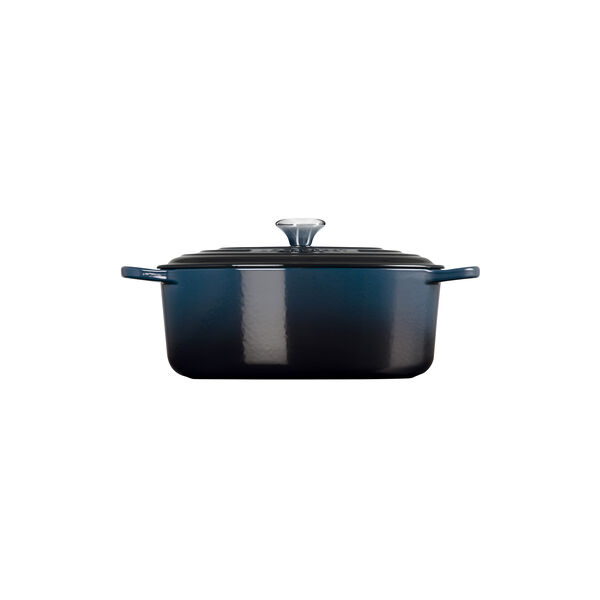 Signature cast iron oval casserole &Oslash; 31 cm, nuit, Le Creuset