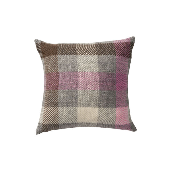 Gotland multi wool cushion, multi pink, Klippan Yllefabrik
