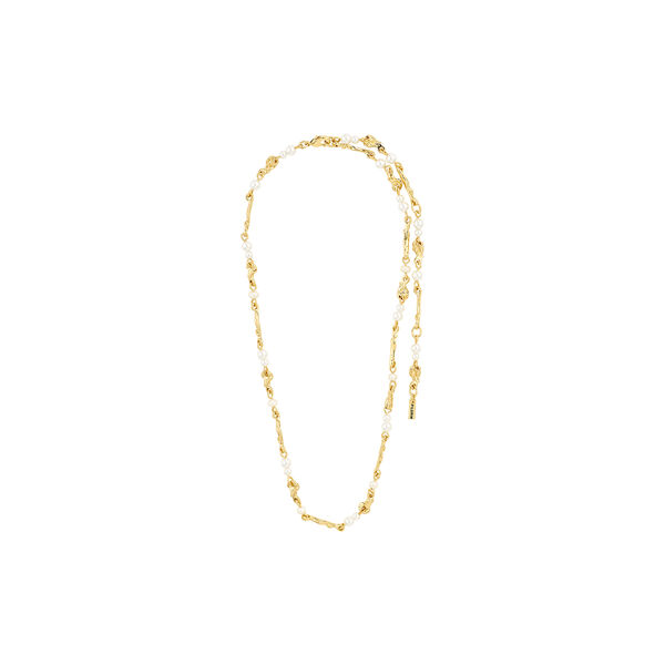SLOAN pearl necklace, gold plated, Pilgrim