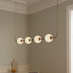 Audrey Linear Pendant, brass, UMAGE