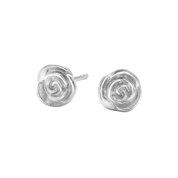 Rose Earsticks Small, silver, Pernille Corydon Jewellery