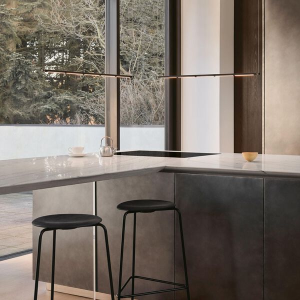 OneLine Zigbee Pendant, black OneLine Zigbee Pendant, black, Fritz Hansen