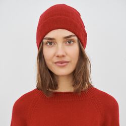 Sara Hat, cherry red, CARE BY ME