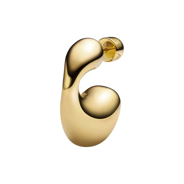 Dolphin Earring Large, gold, Maria Black