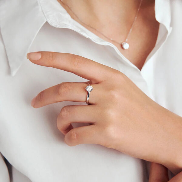Venice Ring | 14 kt. White gold | 0,50 ct, Sif Jakobs Jewellery