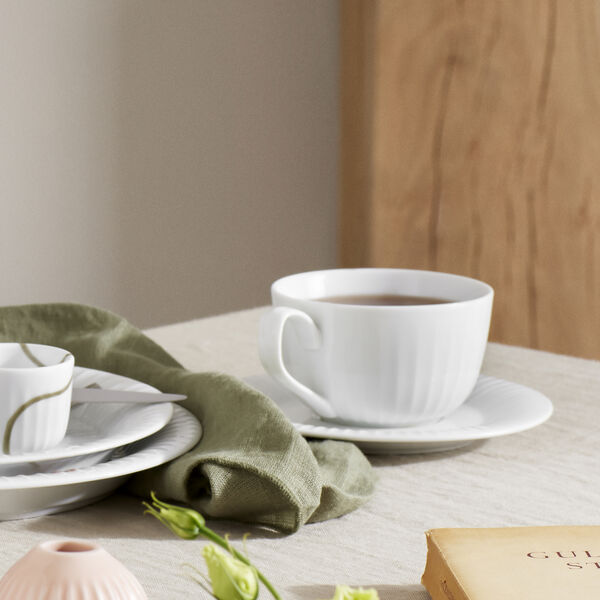 Hammersh&oslash;i Cup with Saucer, K&auml;hler