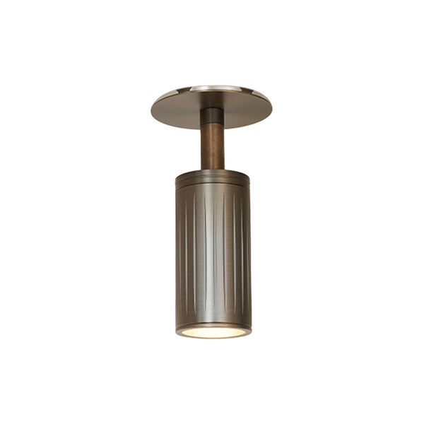 Luminar Box Mount Ceiling Light, browned brass, Rama Lights