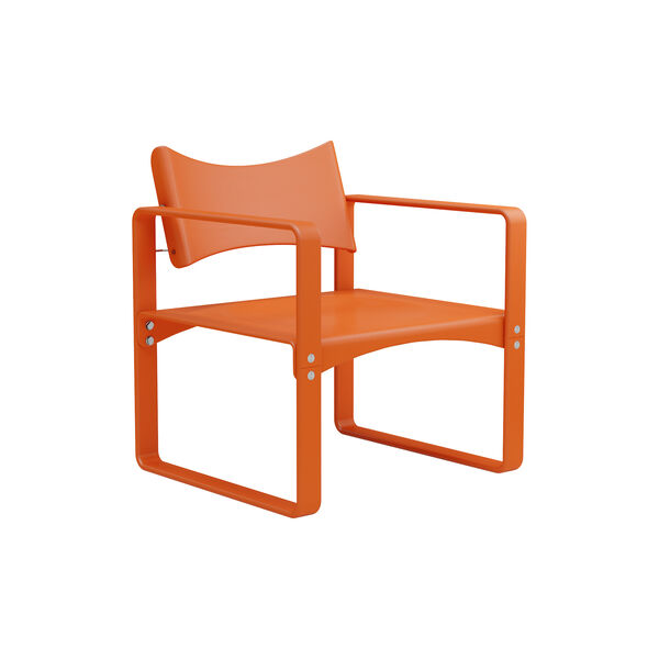 270 F Lounge Chair, orange, Verpan