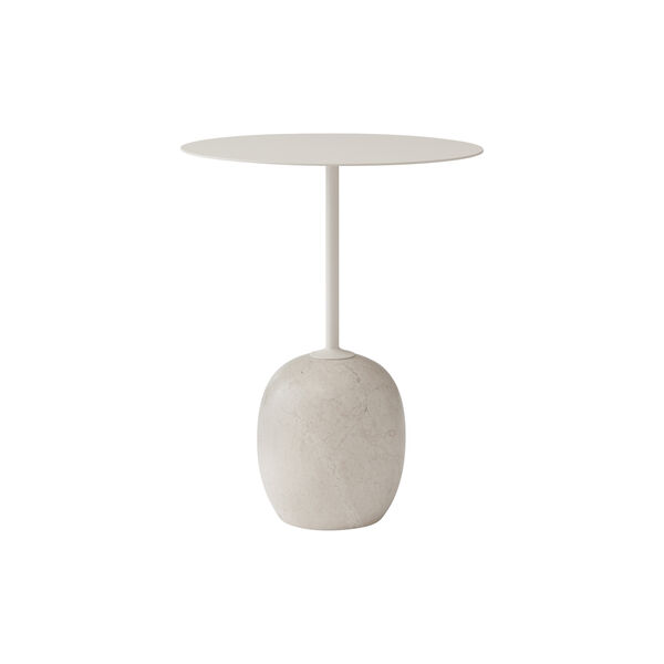 Lato Table LN8 Lounge Table, Crema Diva marble/ivory white Lato Table LN8 Lounge Table, Crema Diva marble/ivory white, &Tradition