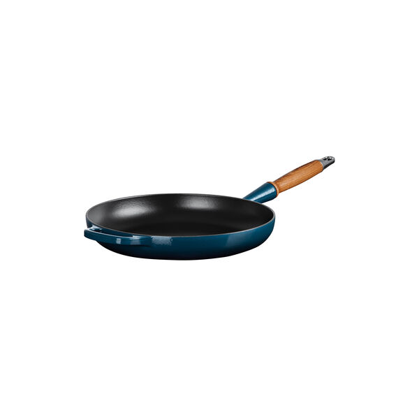 Signature Frying Pan with Wooden Handle &Oslash; 28 cm, nuit, Le Creuset